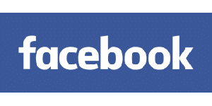 Het logo van facebook