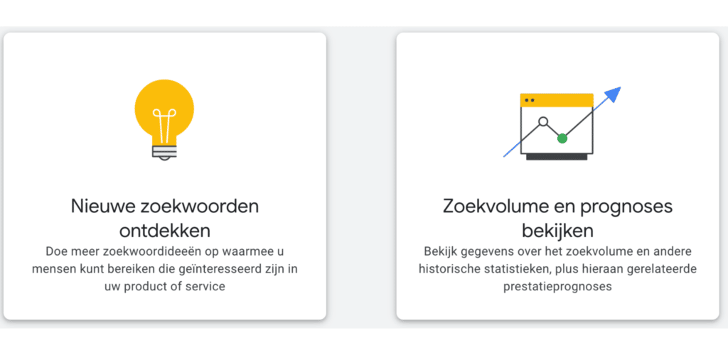 Google zoekwoordplanner gebruiken om onderzoek te doen